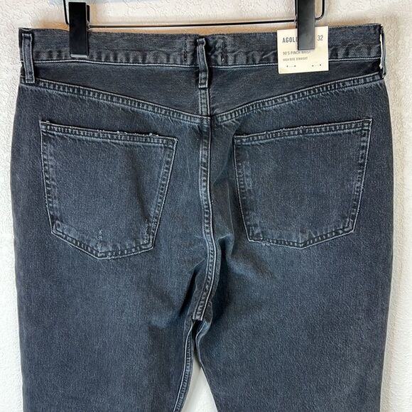 NWT AGOLDE 90'S PINCH WAIST HIGH RISE STRAIGHT - Howl Size 32 - Picture 7 of 15